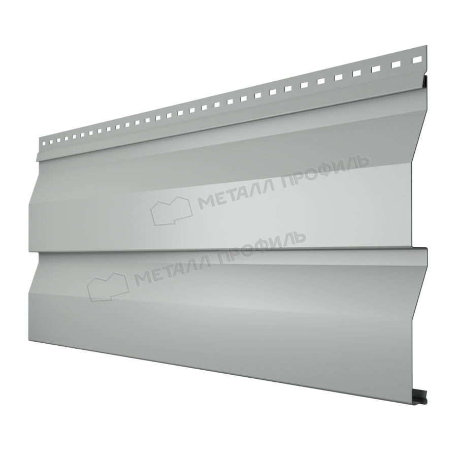 сайдинг металлический корабельный брус RAL 9006 серебро