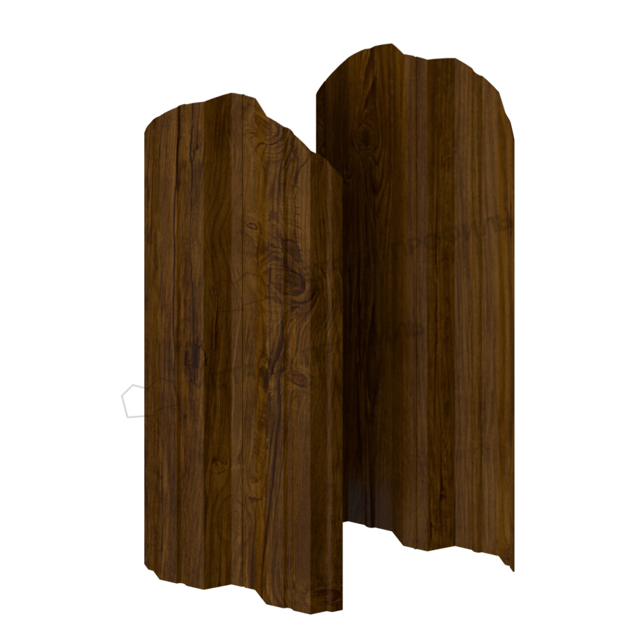 Штакетник под дерево М 111 цвет золотой дуб двухсторонний 0,5 мм Штакетник под дерево М 111 цвет золотой дуб двухсторонний 0,5 мм