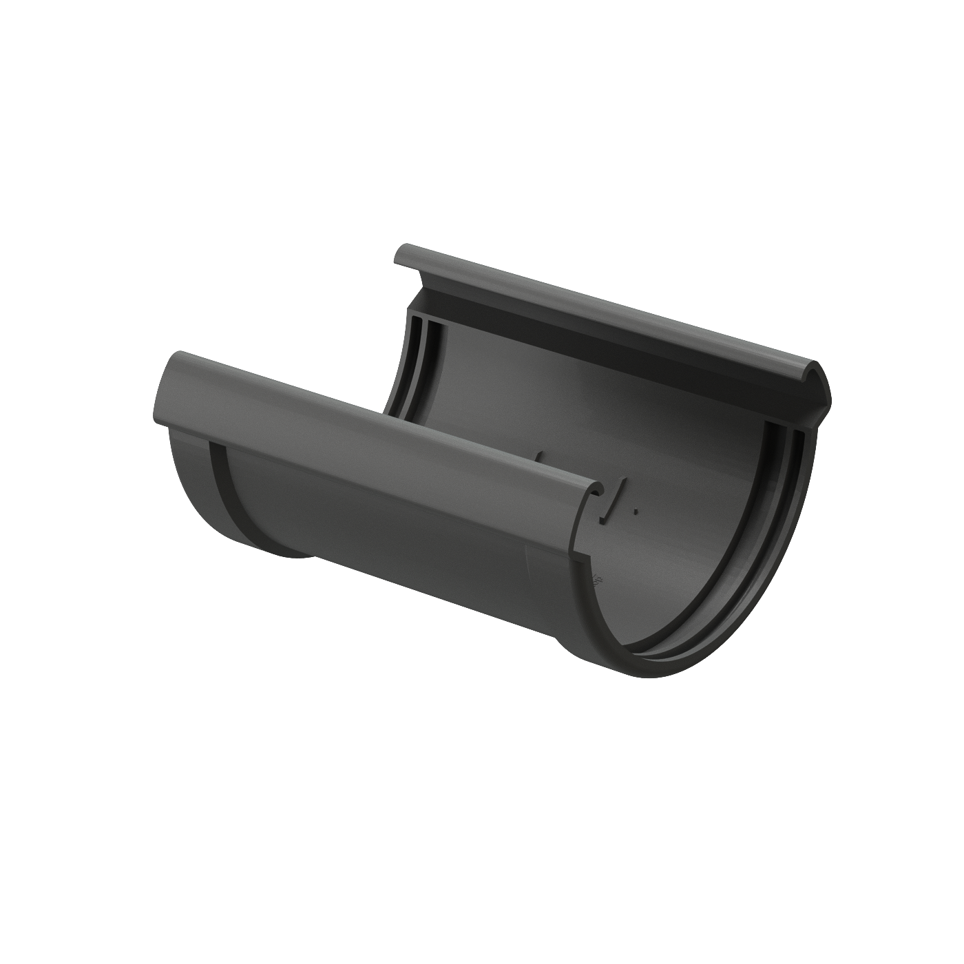 Соединитель желобов Lux, графит Соединитель желобов Lux, графит