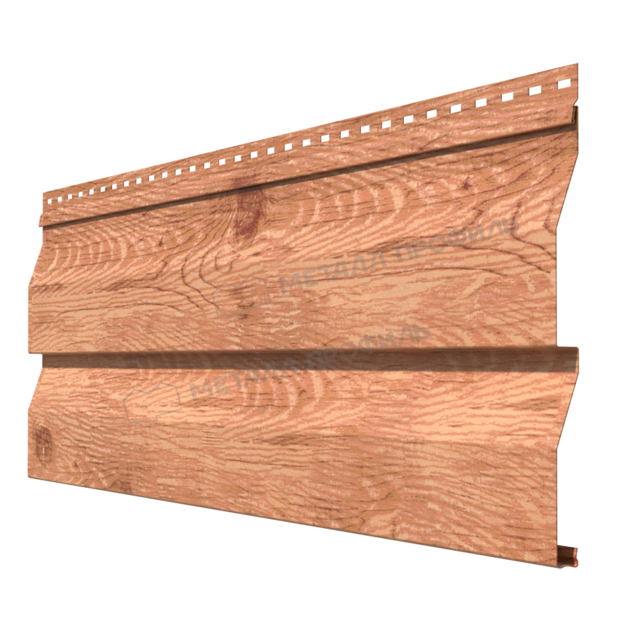 сайдинг металлический под дерево кедр