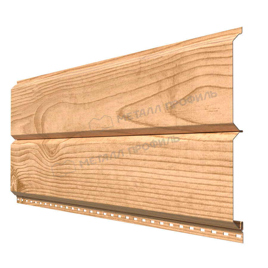 металлический сайдинг под дерево L-БРУС сосна