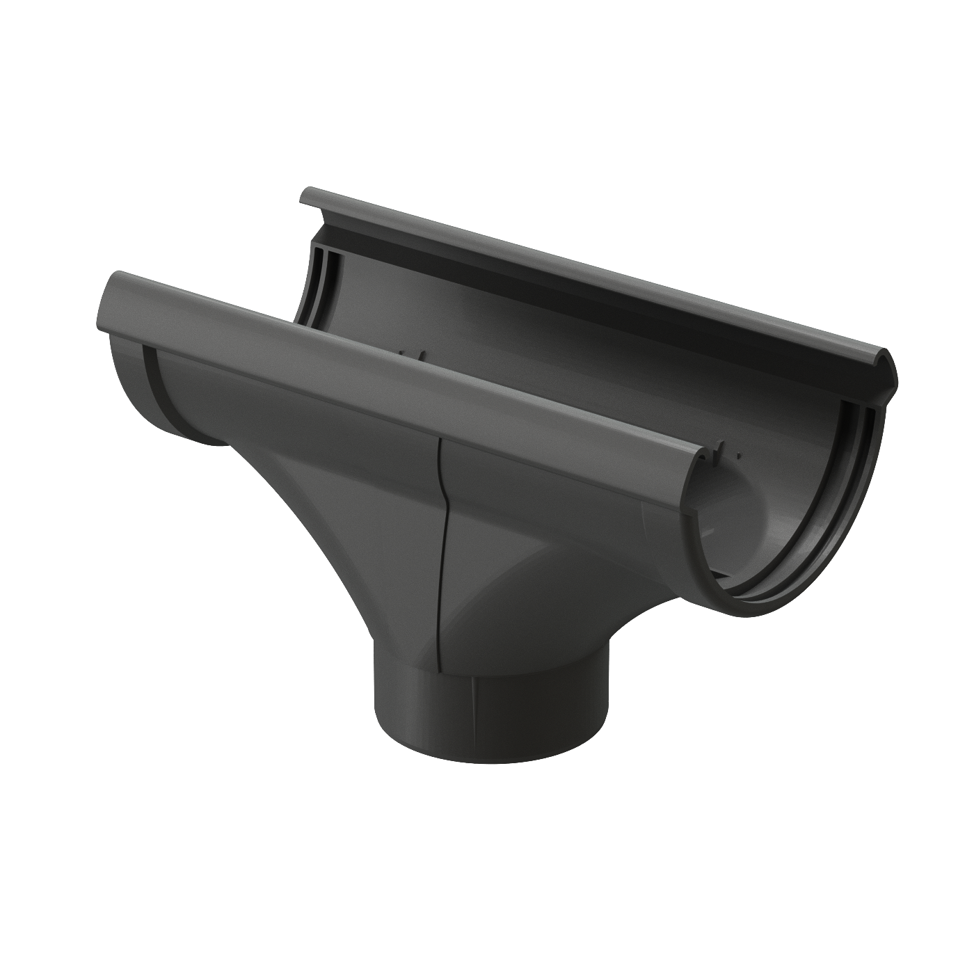 Водосточная воронка Lux, графит Водосточная воронка Lux, графит