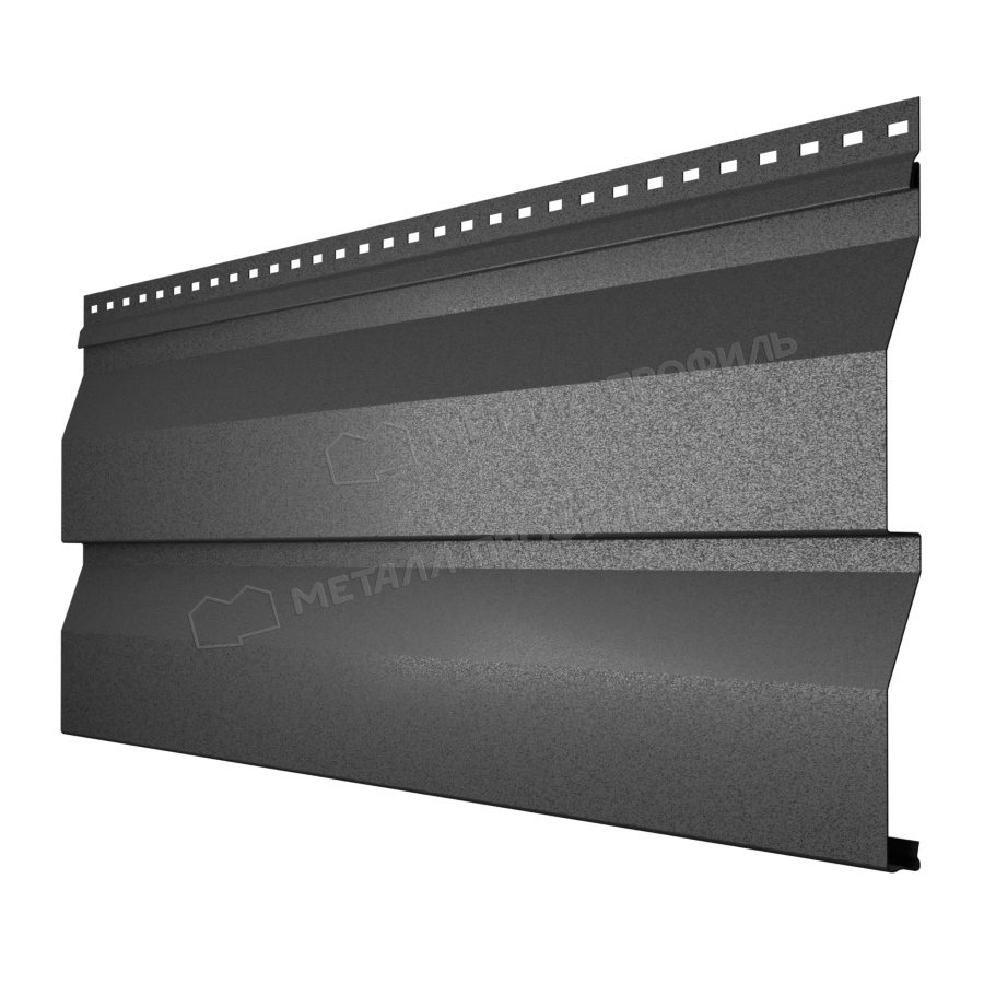 сайдинг металлический корабельный брус Valory Dark Gray