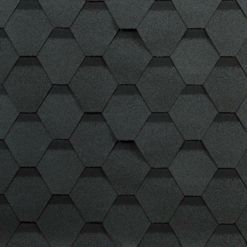 мягкая черепица Shinglas Оптима Соната серый