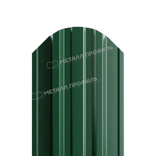 Штакетник Trapeze-O зеленый RAL6005 односторонний 0,4 мм