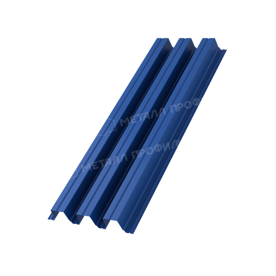 профлист оцинкованный, окрашенный RAL 5005 (сигнально-синий) Н-114 х 750 В 0,9 мм профлист оцинкованный, окрашенный RAL 5005 (сигнально-синий) Н-114 х 750 В 0,9 мм