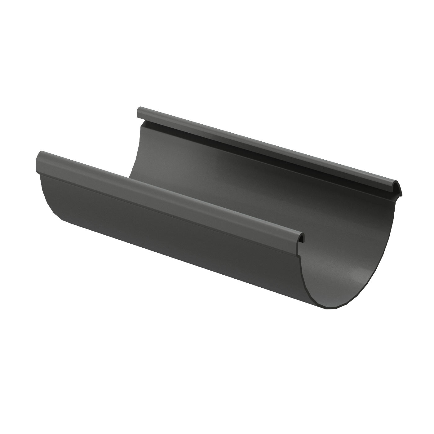 Желоб водосточный 3 м Lux, графит Желоб водосточный 3 м Lux, графит