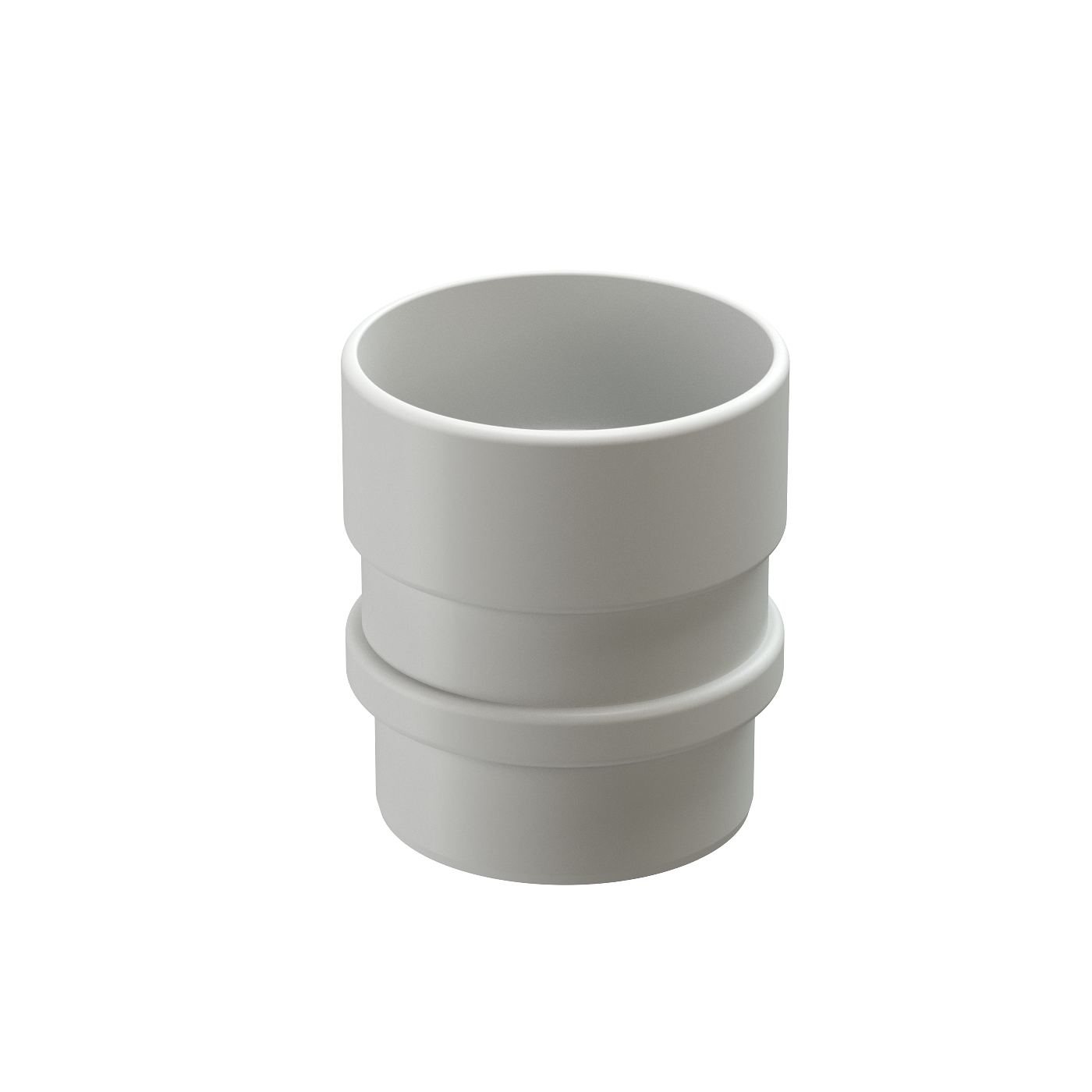 Муфта соединительная для водостока Lux, пломбир Муфта соединительная для водостока Lux, пломбир