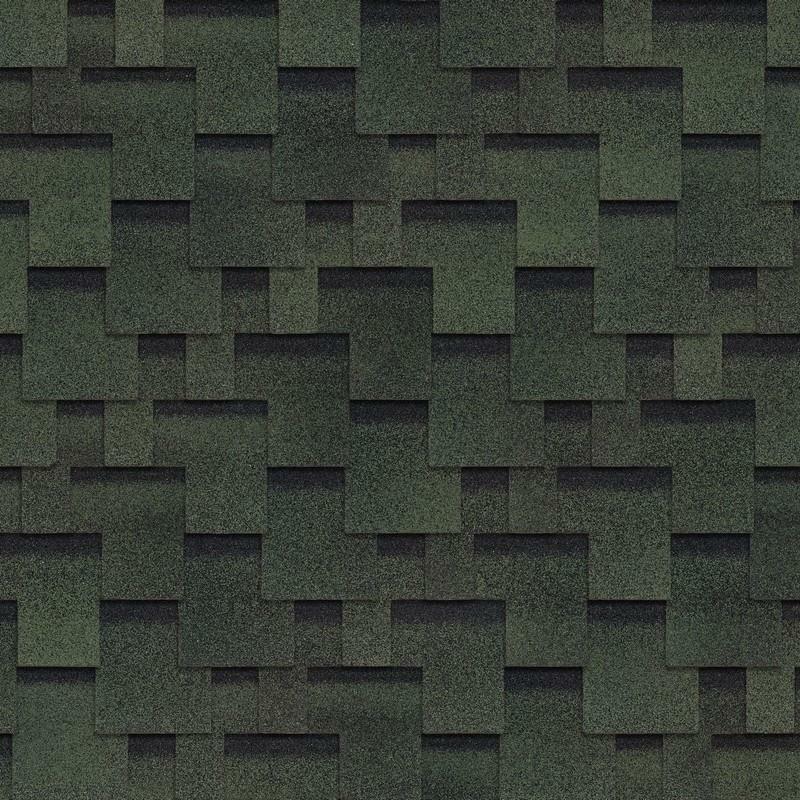 мягкая черепица Shinglas Оптима Аккорд Зеленый